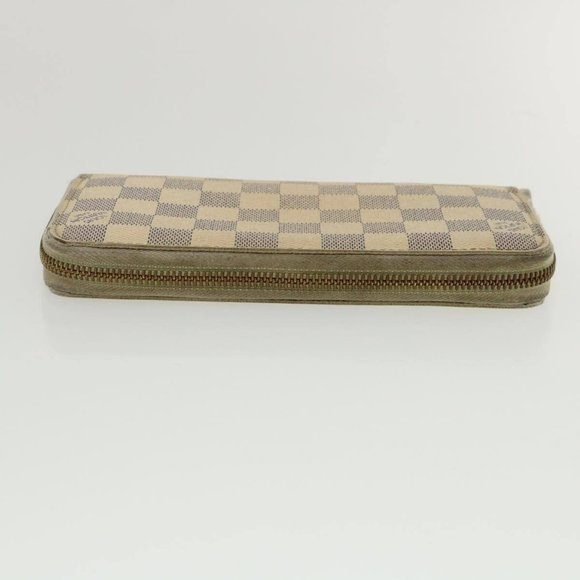 LOUIS VUITTON Damier Azur Zippy Wallet Long Wallet LV Auth th3350 - Picture 5 of 16